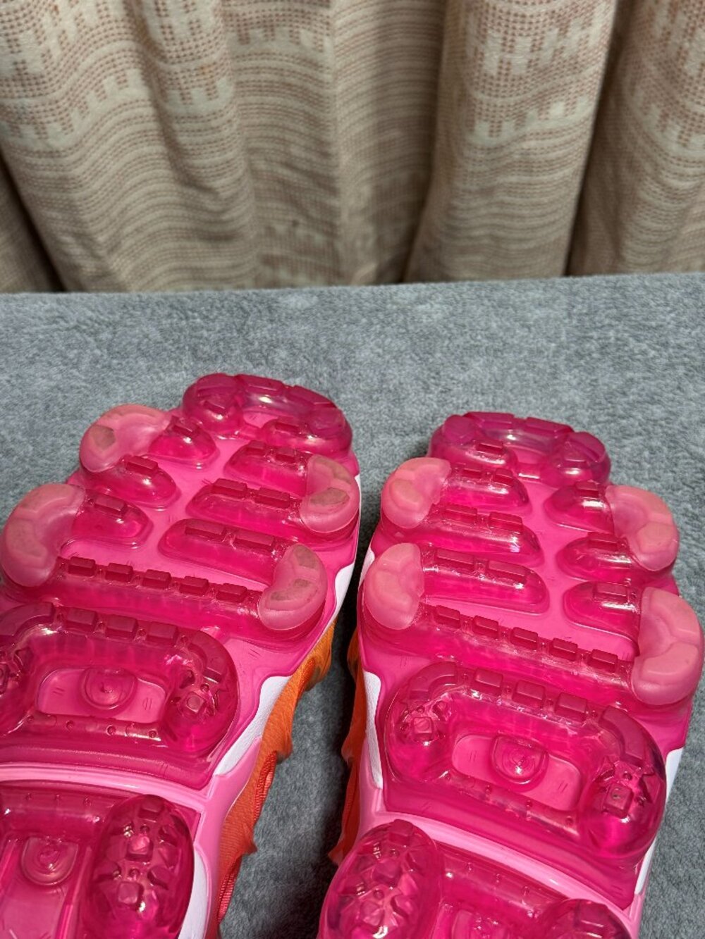 Nike Air VaporMax Plus 'Summer Sunset' Sneakers - Pink/Gold, Size 7.5 (Like New) - Picture 8 of 8